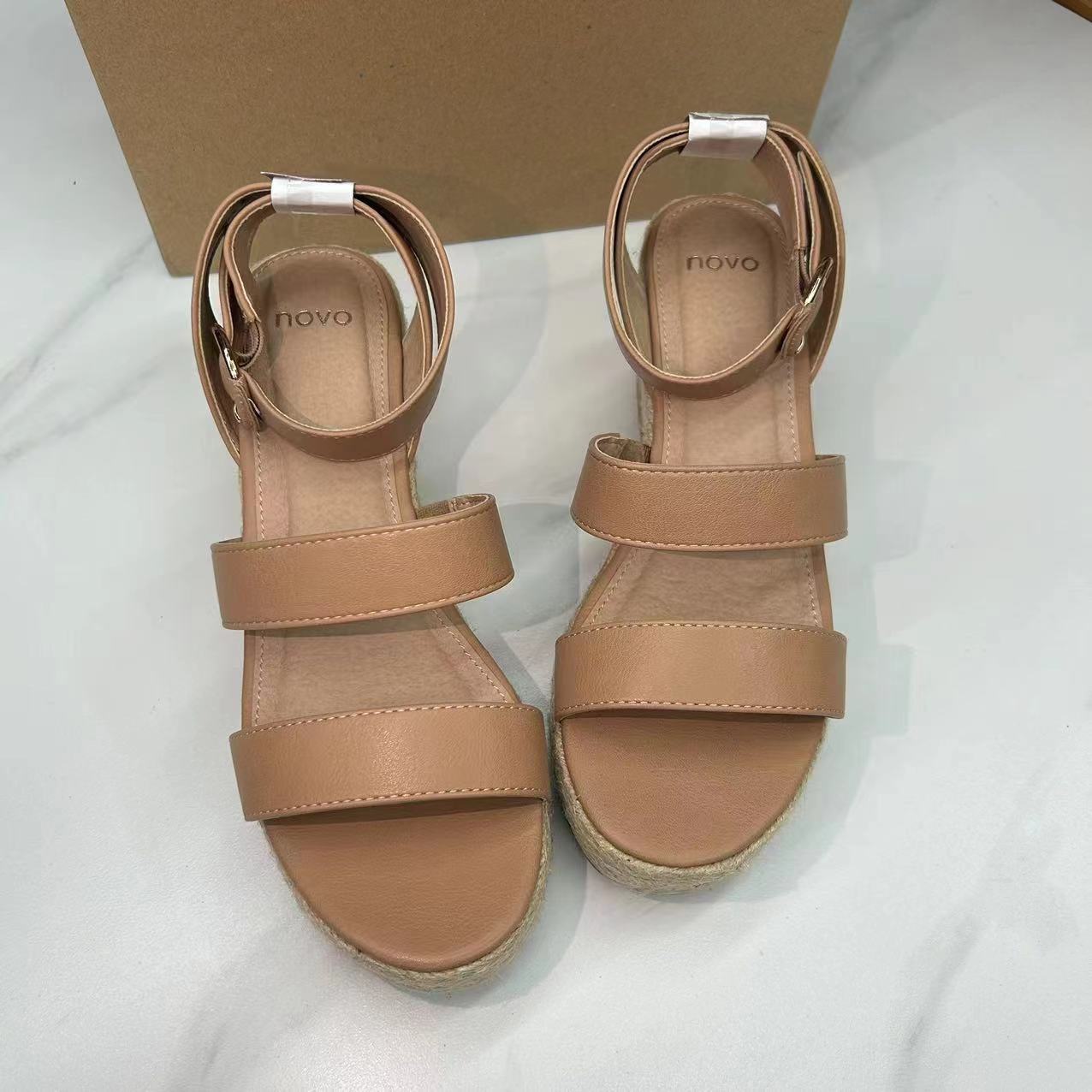 Women's One-strap Wedge Shoes