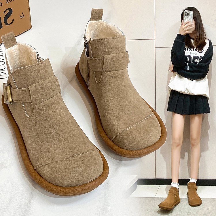 Mori Style Vintage Martin Boots Women