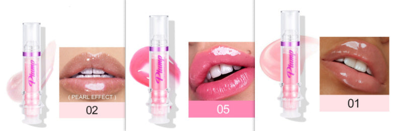 High-shine mirror effect liquid lip color