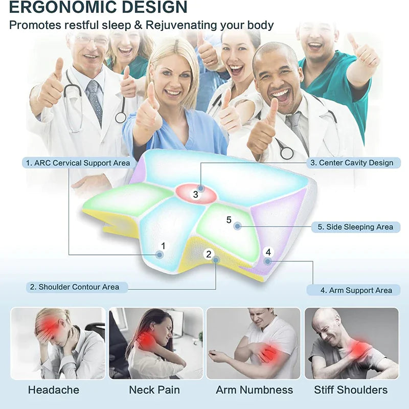 Ergonomic Contour Neck Pillow