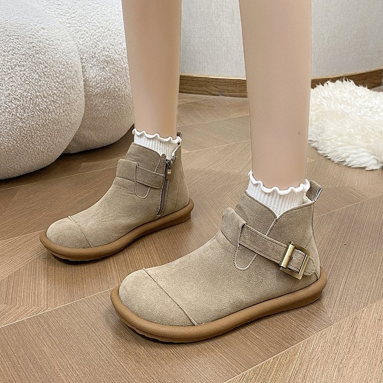 Mori Style Vintage Martin Boots Women