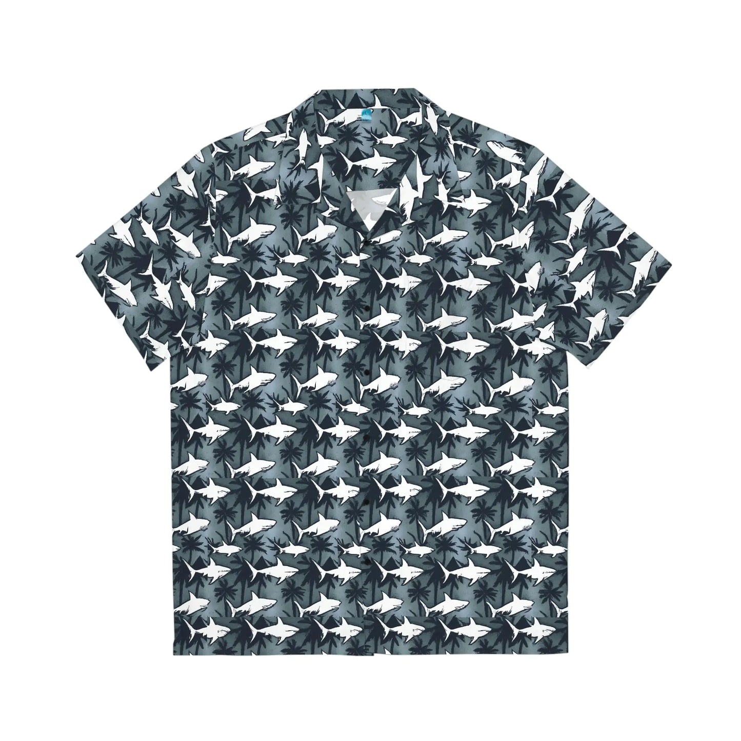 Men's Tropical Shark Night Hawaiian Shirt